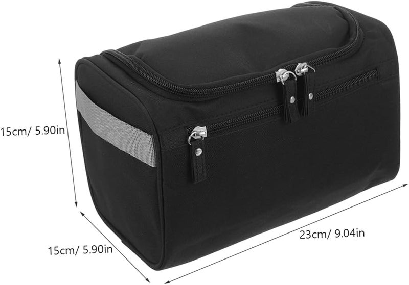 Hanging Travel Toiletry Bag For Men Compact Organizer With Hook For Easy Storage - Image 2